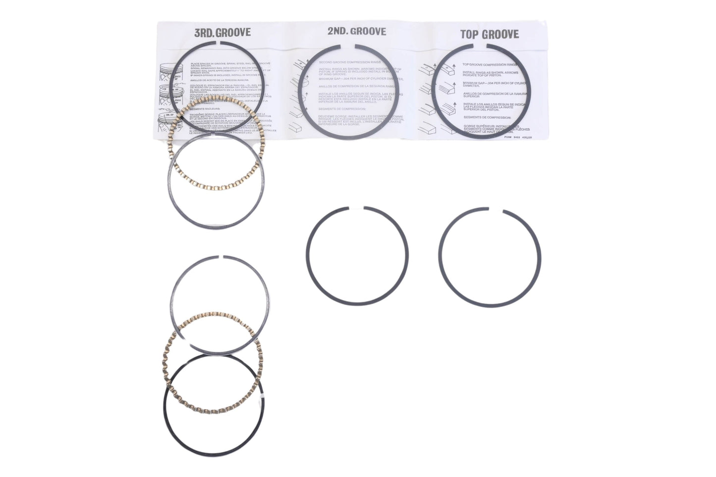 Hastings 6127 Piston Ring Kit NOS