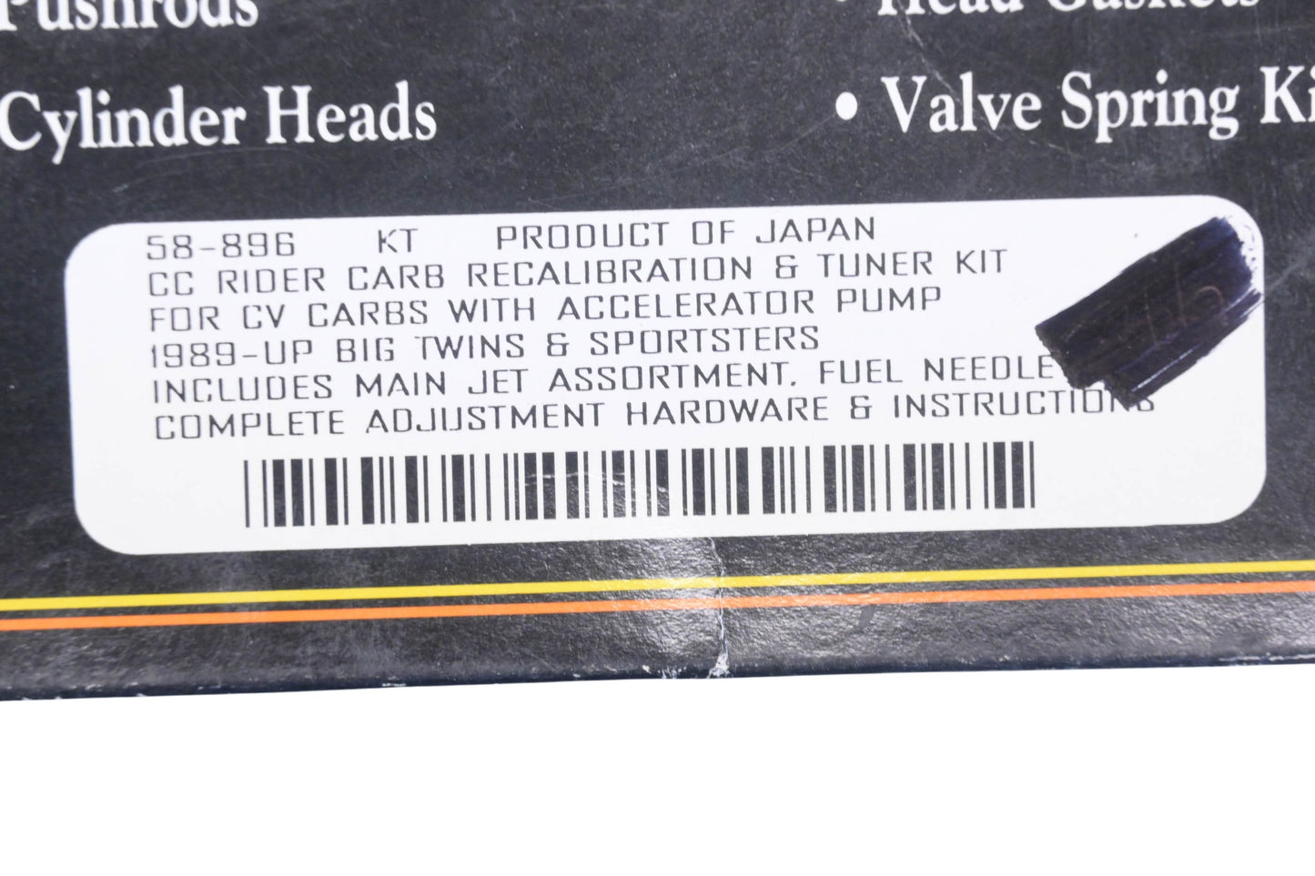 Custom Chrome 58-896, 58896 CV Carburetor Recalibration Kit NOS