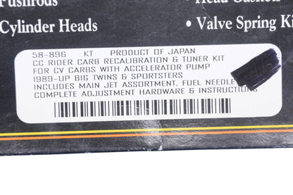 Custom Chrome 58-896, 58896 CV Carburetor Recalibration Kit NOS