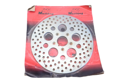 Mustang 32122 Drilled Rear Brake Rotor NOS