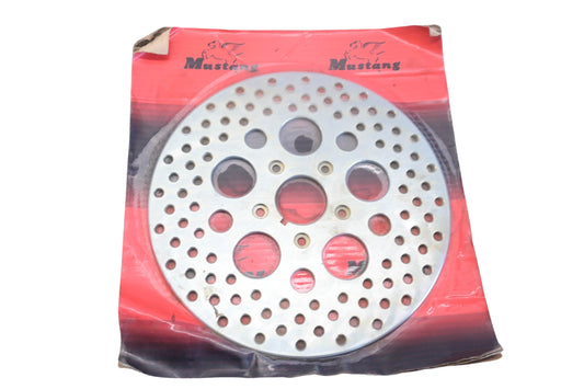 Mustang 32122 Drilled Rear Brake Rotor NOS