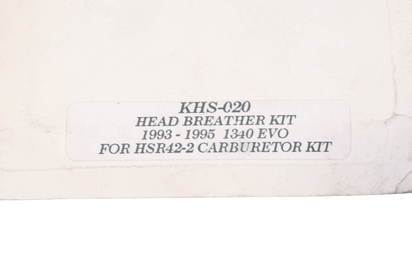 Mikuni KHS-020, KHS020 Head Breather Kit NOS