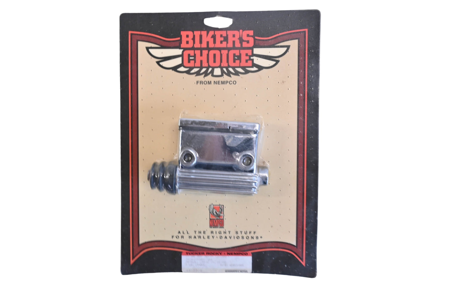 Bikers Choice 49-2828, 144065 Kelsey Hayes Chrome Rear Master Cylinder NOS