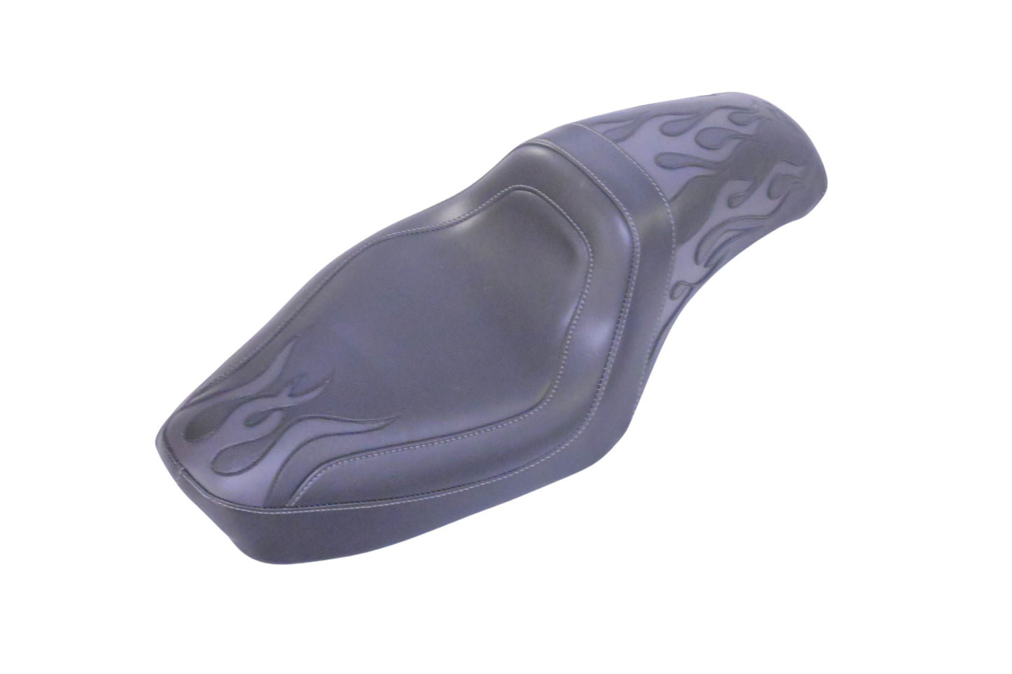 Mustang 331131, 6-XLS-FBFG-75716 Black Leather Flame Saddle NOS