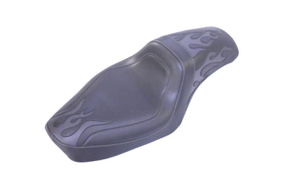 Mustang 331131, 6-XLS-FBFG-75716 Black Leather Flame Saddle NOS