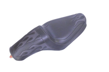 Mustang 331131, 6-XLS-FBFG-75716 Black Leather Flame Saddle NOS