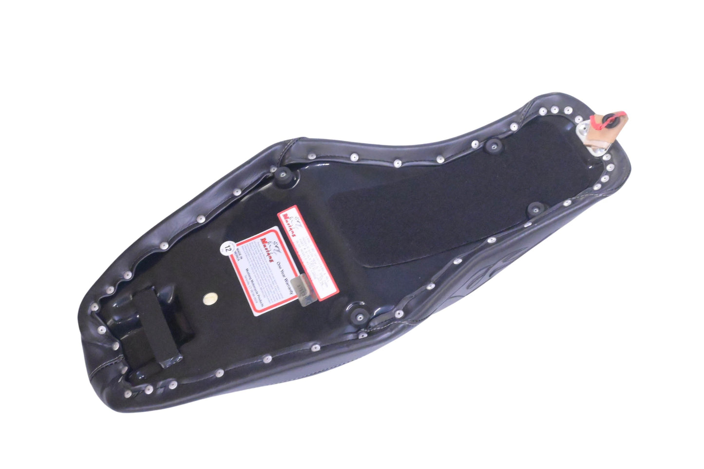 Mustang 331131, 6-XLS-FBFG-75716 Black Leather Flame Saddle NOS