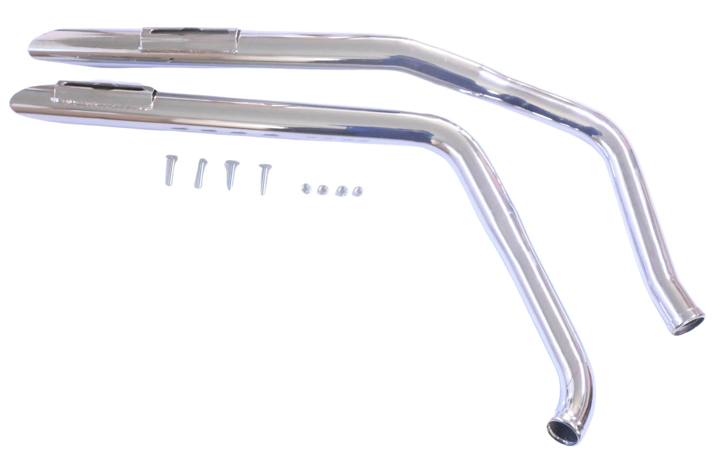 Custom Chrome 11051, 11-051 Dyno Power Drag Pipes & Stepped Diameter 2'' Tubing Kit NOS