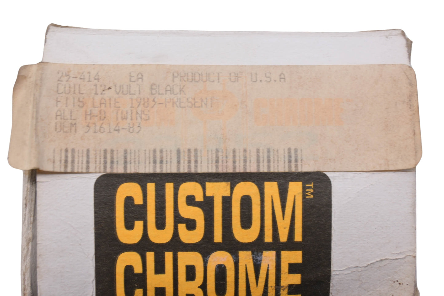 Custom Chrome 25-414, MM28391, 31614-83 12v Ignition Coil NOS