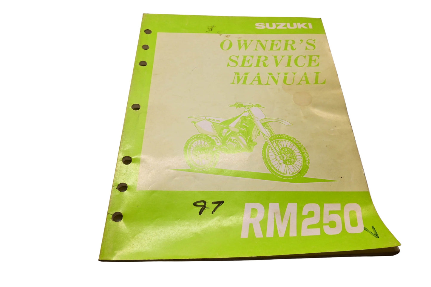 OEM Suzuki 99011-37E51-03A RM250 Owner's Service Manual