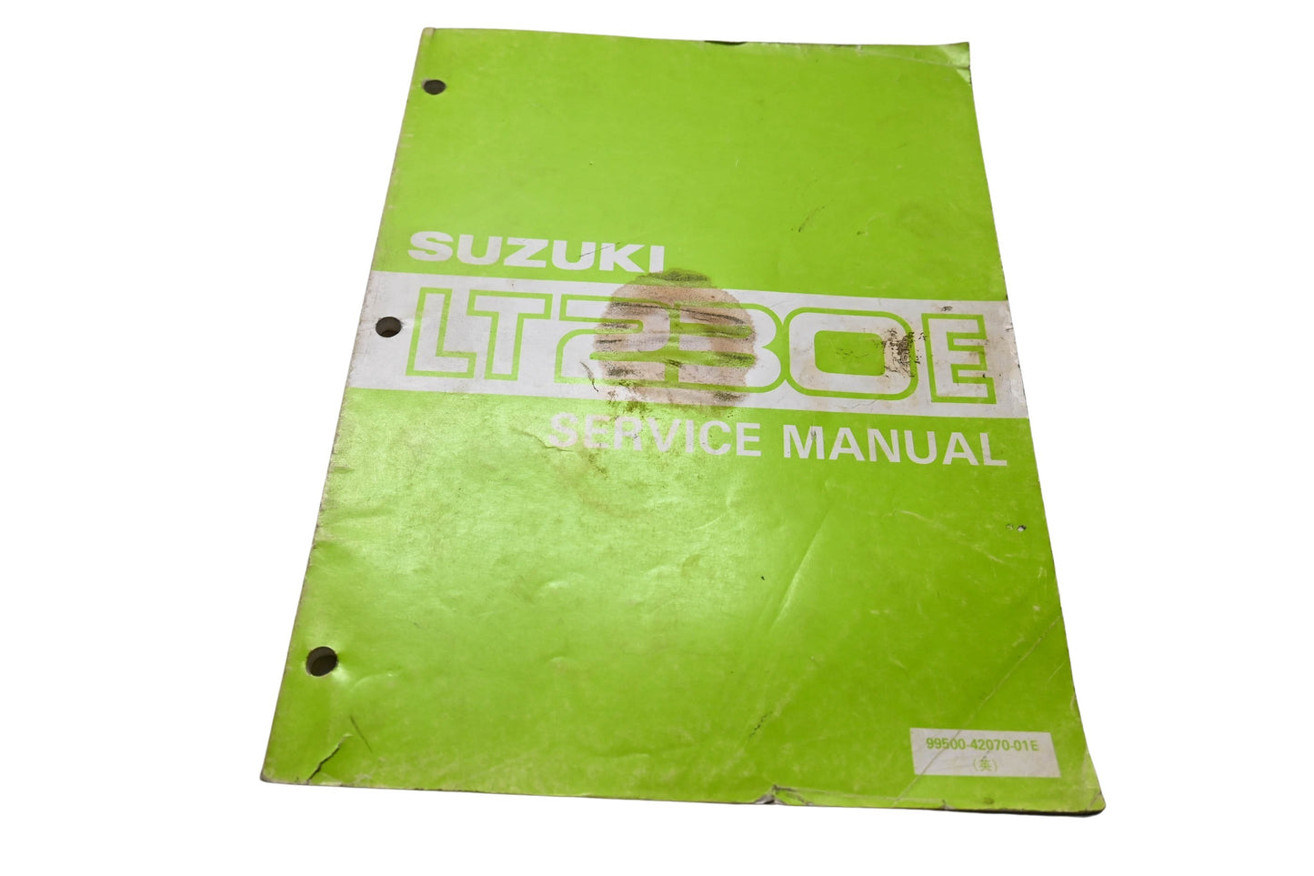OEM Suzuki 99500-42070-01E LT230E Service Manual