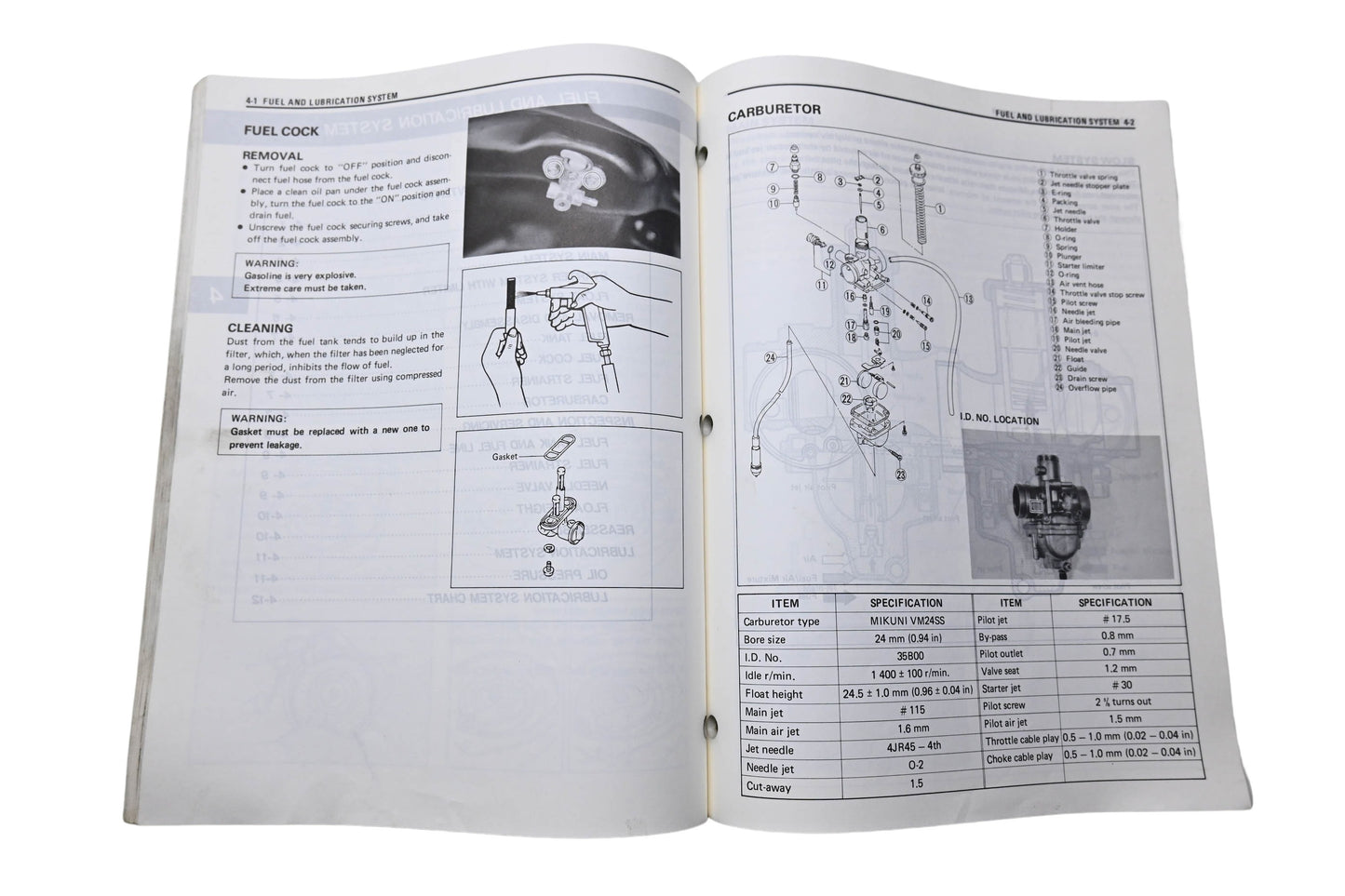 OEM Suzuki 99500-42070-01E LT230E Service Manual