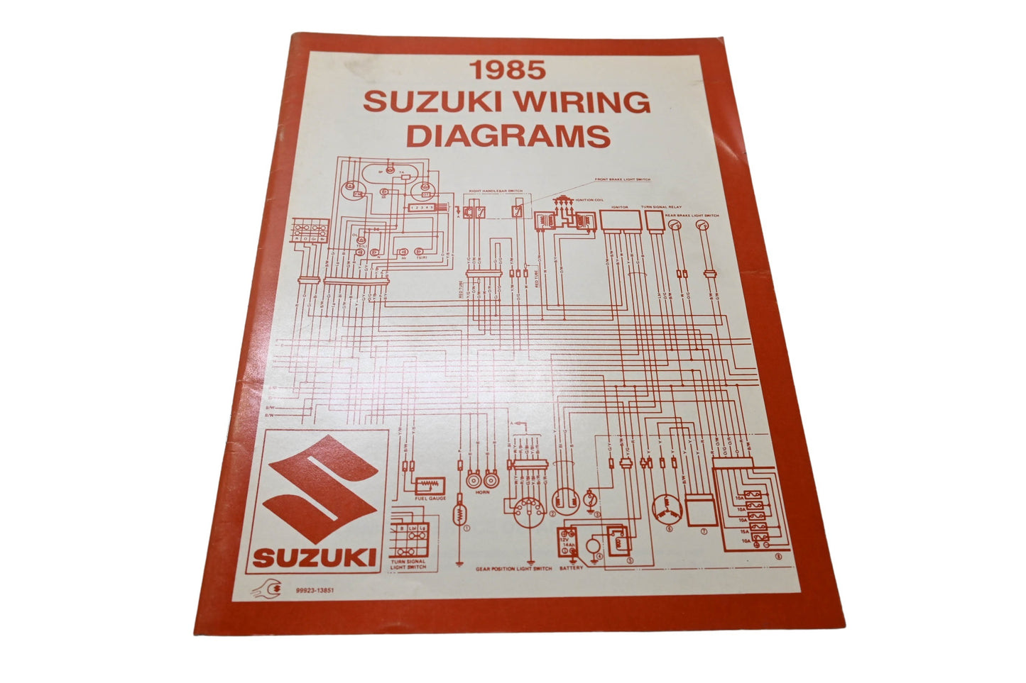 OEM Suzuki 99923-13851 1985 Suzuki Wiring Diagrams Manual