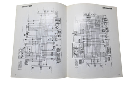 OEM Suzuki 99923-13851 1985 Suzuki Wiring Diagrams Manual