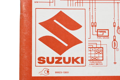 OEM Suzuki 99923-13851 1985 Suzuki Wiring Diagrams Manual