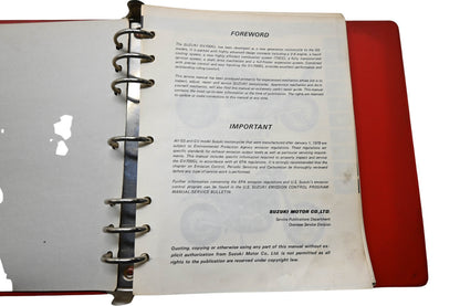 OEM Suzuki 99500-36040-03E GV700GL Service Manual