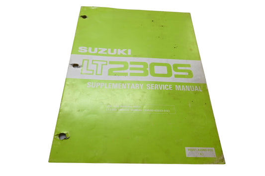 OEM Suzuki 99501-42080-01E LT230S Supplementary Service Manual