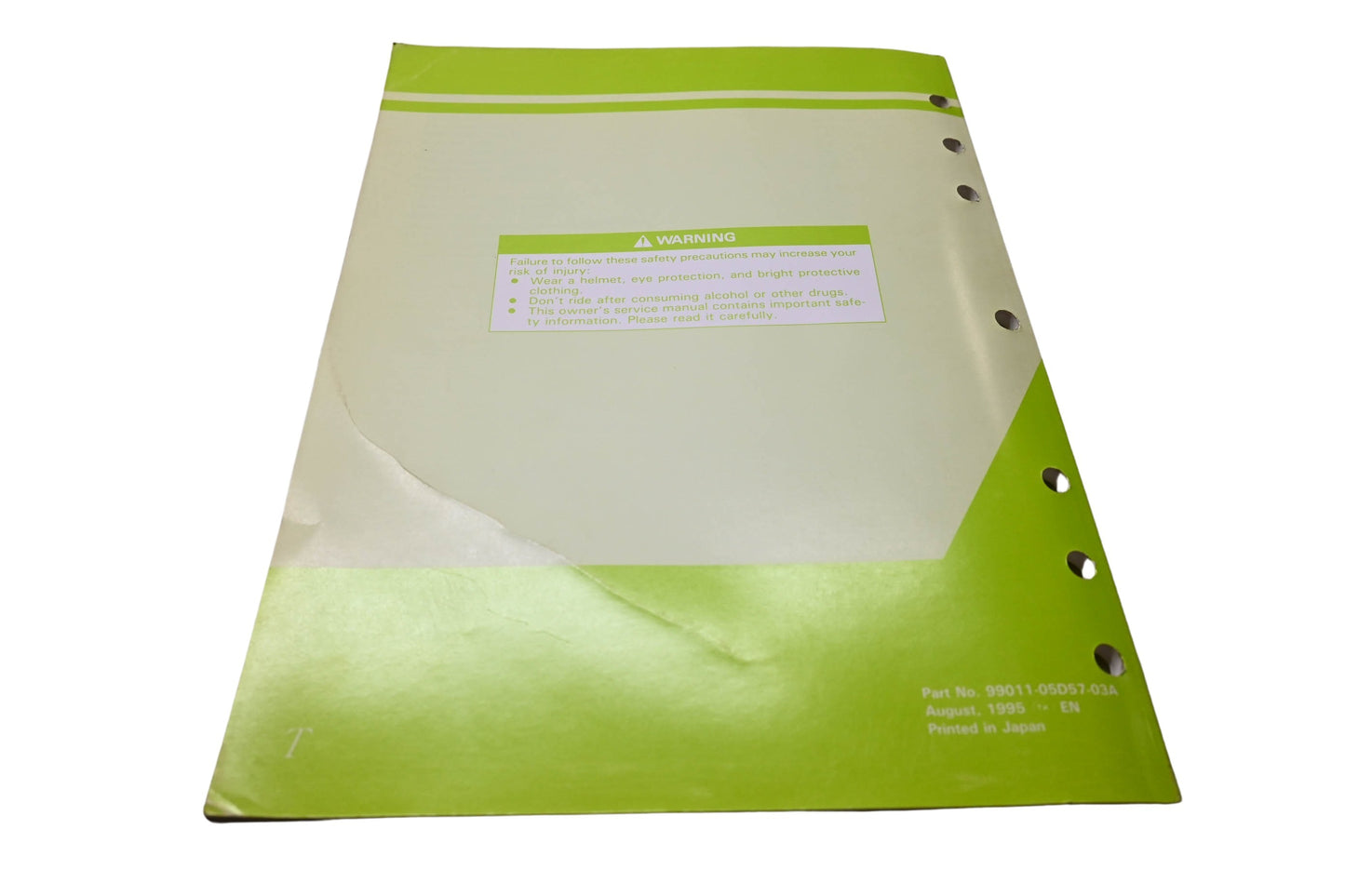 OEM Suzuki 99011-05D57-03A Owner's Service Manual 96 RMX250