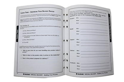 OEM Suzuki 99923-10002-03W Special Delivery Building Your Process Manual