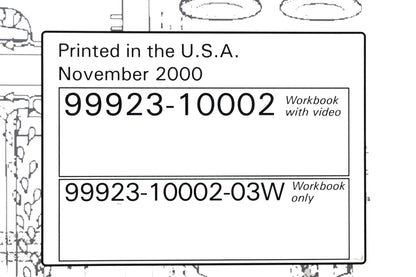 OEM Suzuki 99923-10002-03W Special Delivery Building Your Process Manual