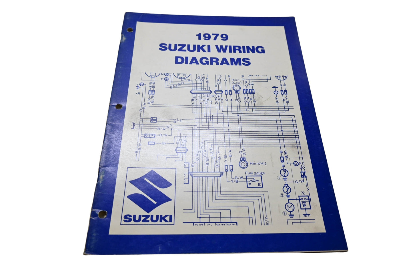 OEM Suzuki 99923-00755 1979 Suzuki Wiring Diagrams Manual