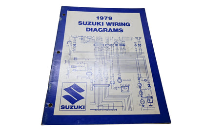 OEM Suzuki 99923-00755 1979 Suzuki Wiring Diagrams Manual