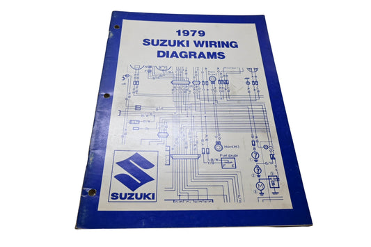 OEM Suzuki 99923-00755 1979 Suzuki Wiring Diagrams Manual