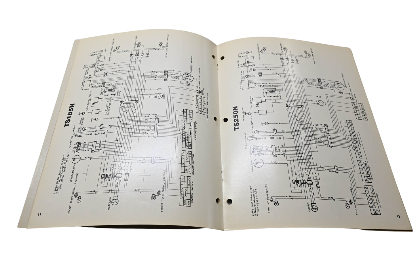 OEM Suzuki 99923-00755 1979 Suzuki Wiring Diagrams Manual