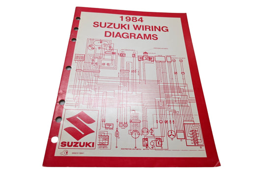 OEM Suzuki 99923-13841 1984 Suzuki Wiring Diagrams Manual