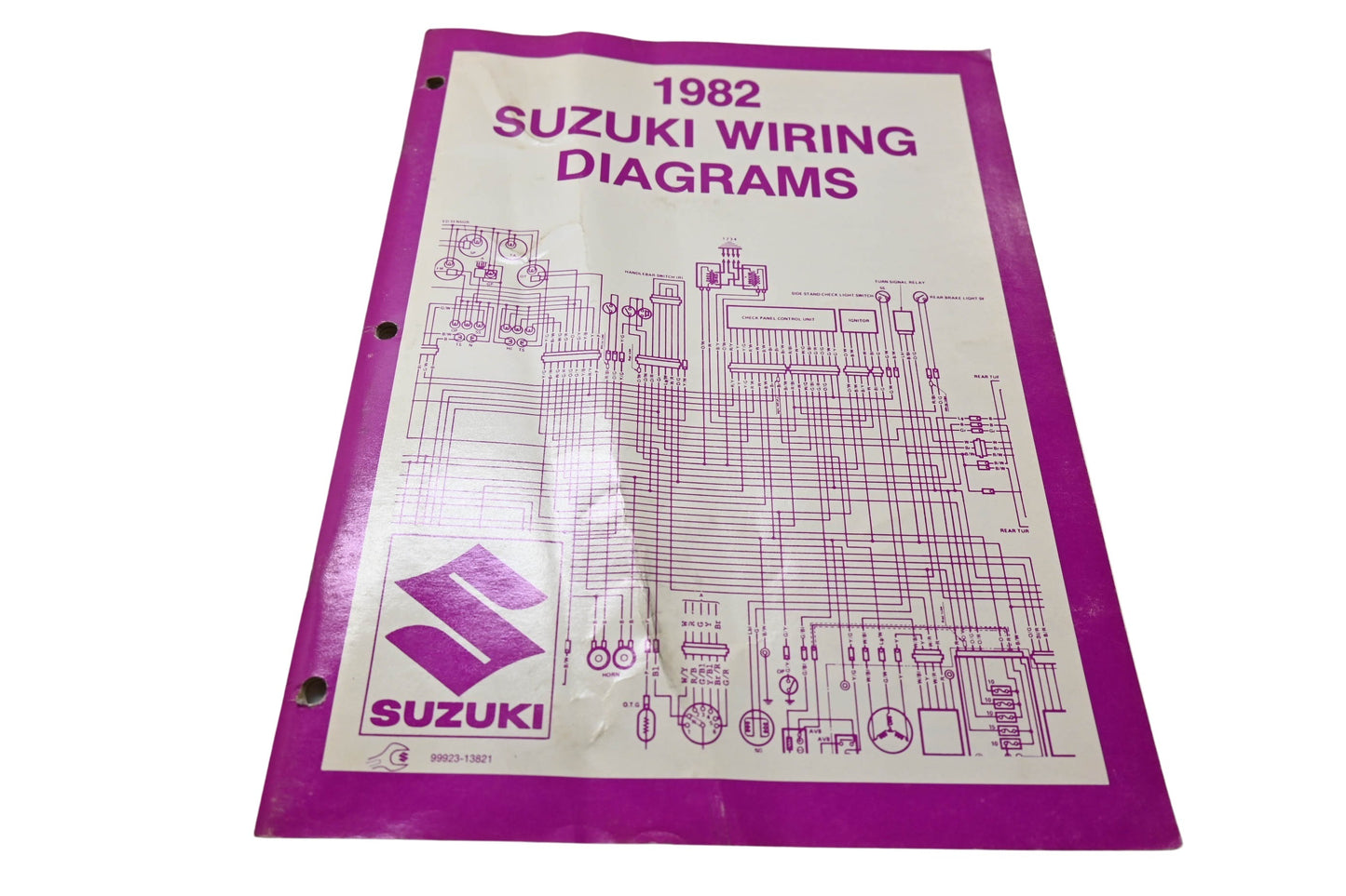OEM Suzuki 99923-13821 1982 Suzuki Wiring Diagrams Manual