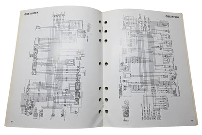 OEM Suzuki 99923-13891 1989 Suzuki ATV Motorcycle Wiring Diagrams Manual