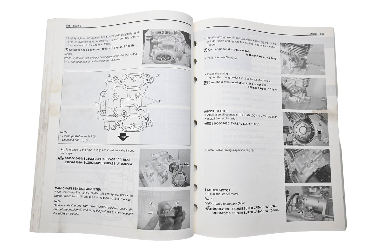 OEM Suzuki 99500-43040-01E LT-A400/F Service Manual