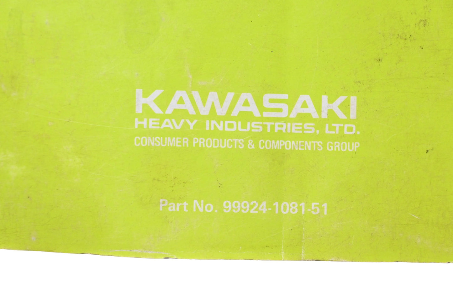 OEM Kawasaki 99924-1081-51 Ninja600R GPX600R GPX500R Motorcycle Service Manual Supplement