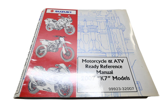 OEM Suzuki 99923-32007 Motorcycle ATV Ready Reference Manual 2007 K7 Models