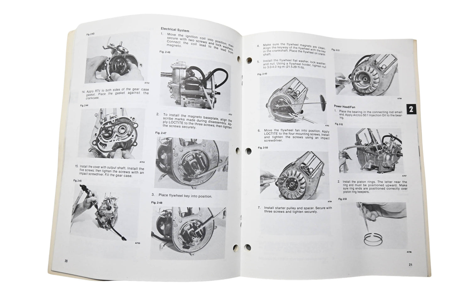 OEM Arctic Cat 2254-998 1994 Kitty Cat Service Manual