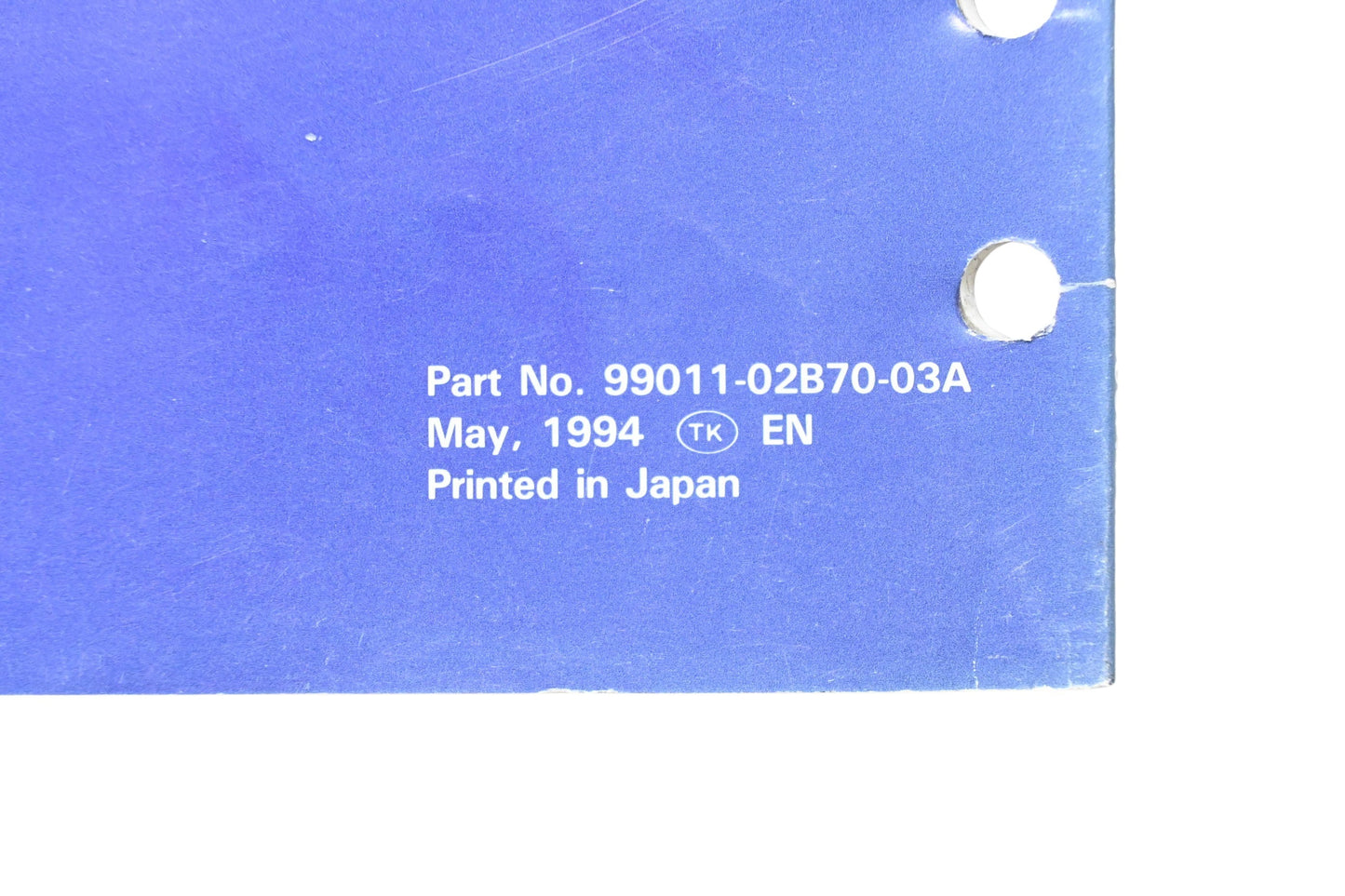 OEM Suzuki 99011-02B70-03A Owner's Service Manual 95 RM80S