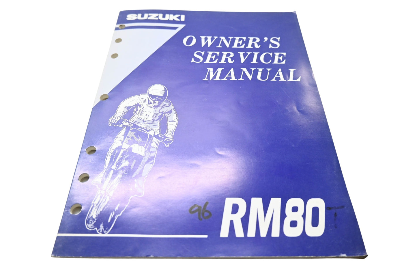 OEM Suzuki 99011-02B71-03A Owner's Service Manual 96 RM80T