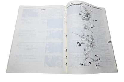 OEM Suzuki 99011-02B73-03A Owner's Service Manual 96-98 RM80