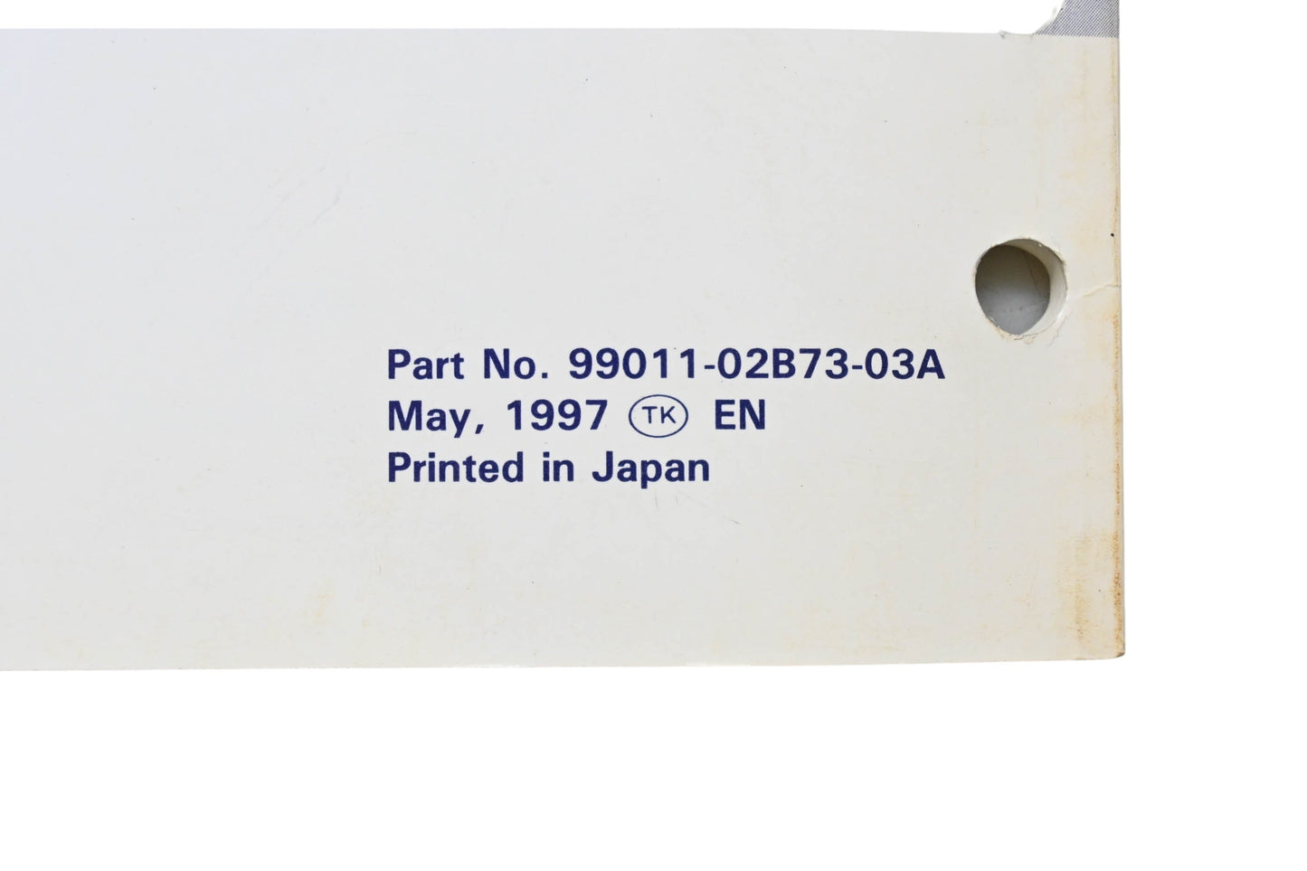OEM Suzuki 99011-02B73-03A Owner's Service Manual 96-98 RM80