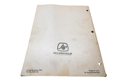 OEM Arctic Cat 0153-122 77 Arctic Ct Panther Cheetah Service Manual