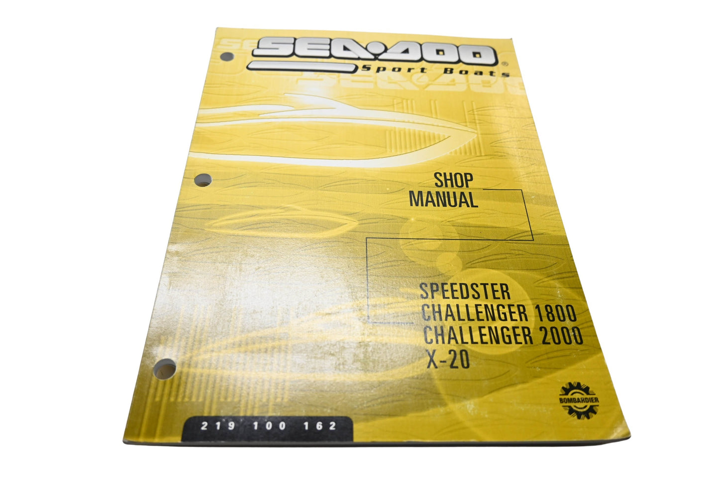 Aftermarket 219100162 Sea-Doo Sport Boats Shop Manual Speedster Challenger 1800 2000 X-20
