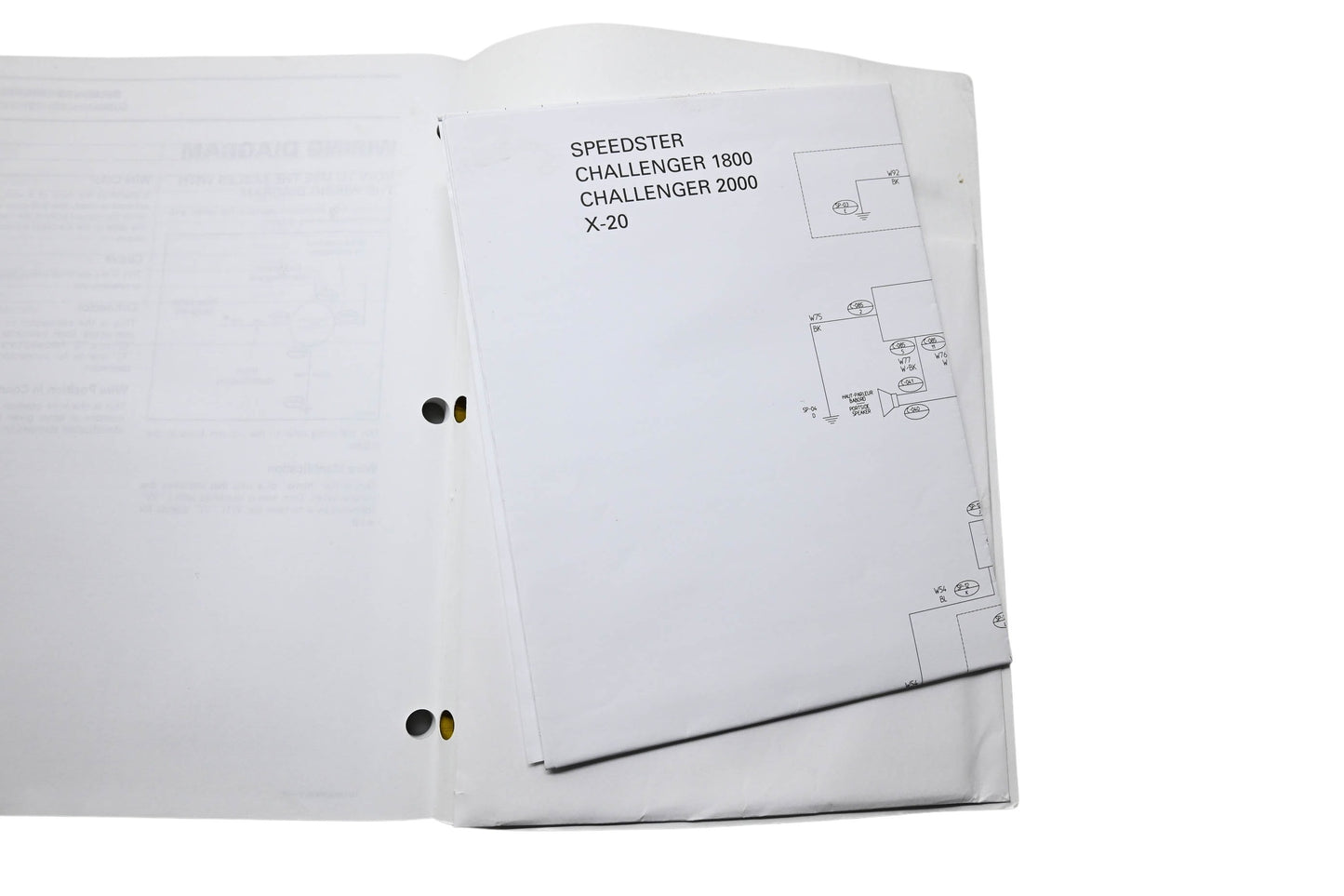Aftermarket 219100162 Sea-Doo Sport Boats Shop Manual Speedster Challenger 1800 2000 X-20