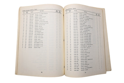 OEM Kawasaki 99928-1002-01 Motorcycle Special Tool Catalog