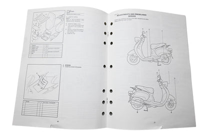 OEM Yamaha LIT-11666-20-37 2007 Vino 125 YJ125W Assembly Manual