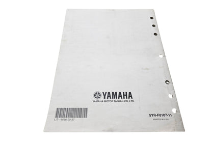 OEM Yamaha LIT-11666-20-37 2007 Vino 125 YJ125W Assembly Manual