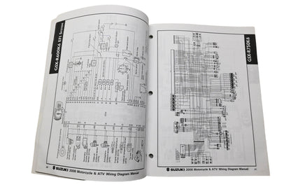 OEM Suzuki 99923-54006 Motorcycle & ATV Wiring Diagram Manual 2006 K6 Models