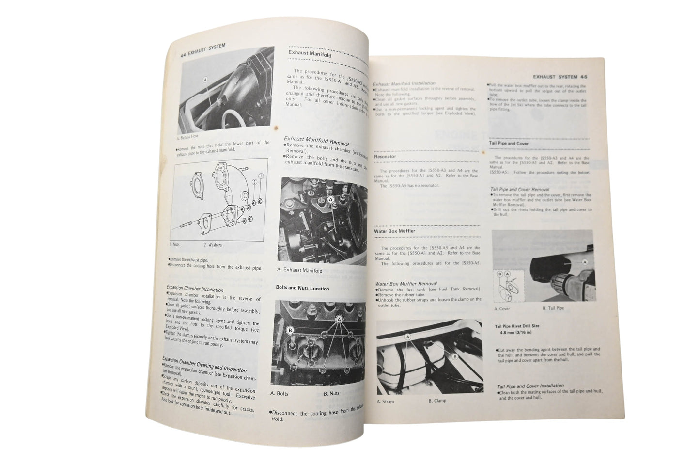 OEM Kawasaki 99924-1075-51 JS550 Jet Ski Watercraft Service Manual Supplement