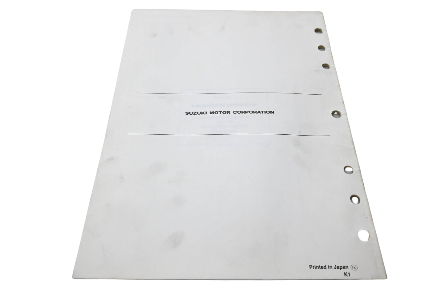 OEM Suzuki 99501-44000-01E LT-F500F LT-A500F Supplementary Service Manual
