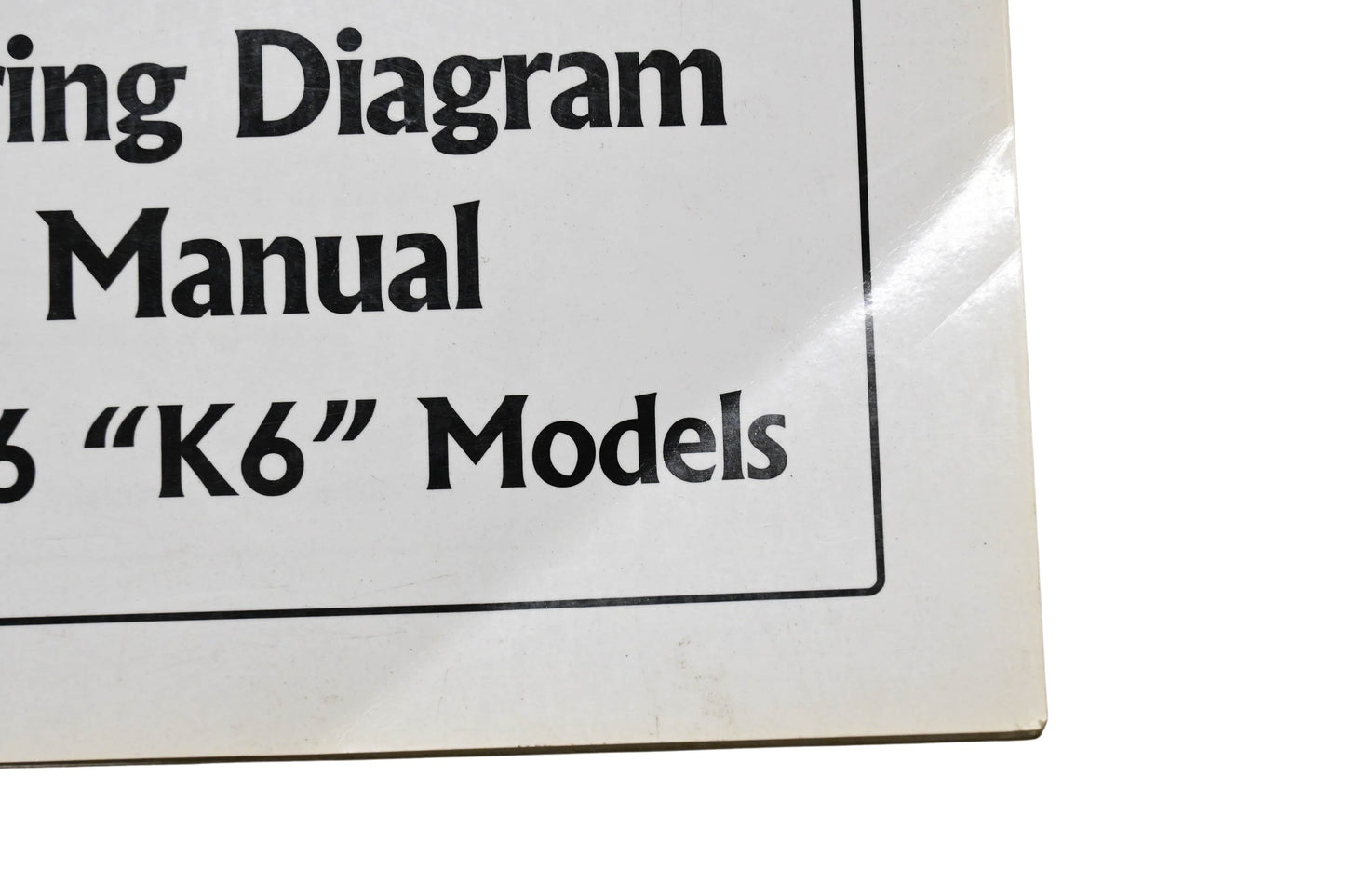 OEM Suzuki 99923-54006 Motorcycle & ATV Wiring Diagram Manual 2006 K6 Models