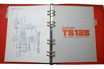 OEM Suzuki 99000-85280-2E3 TS125 Service Manual